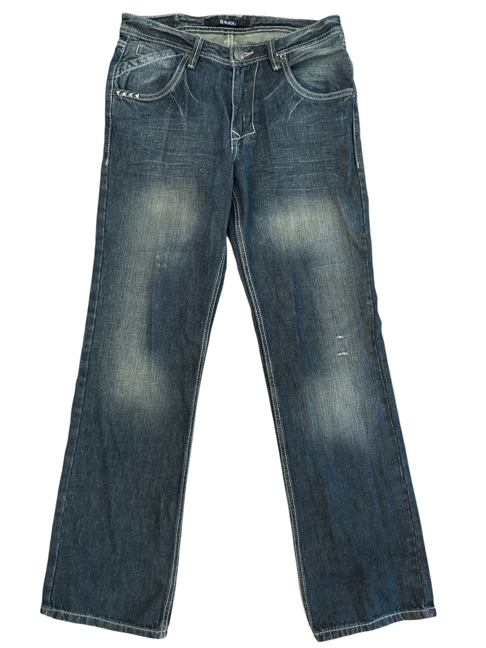 CJ Black Distressed Jeans, Size 28 x 32